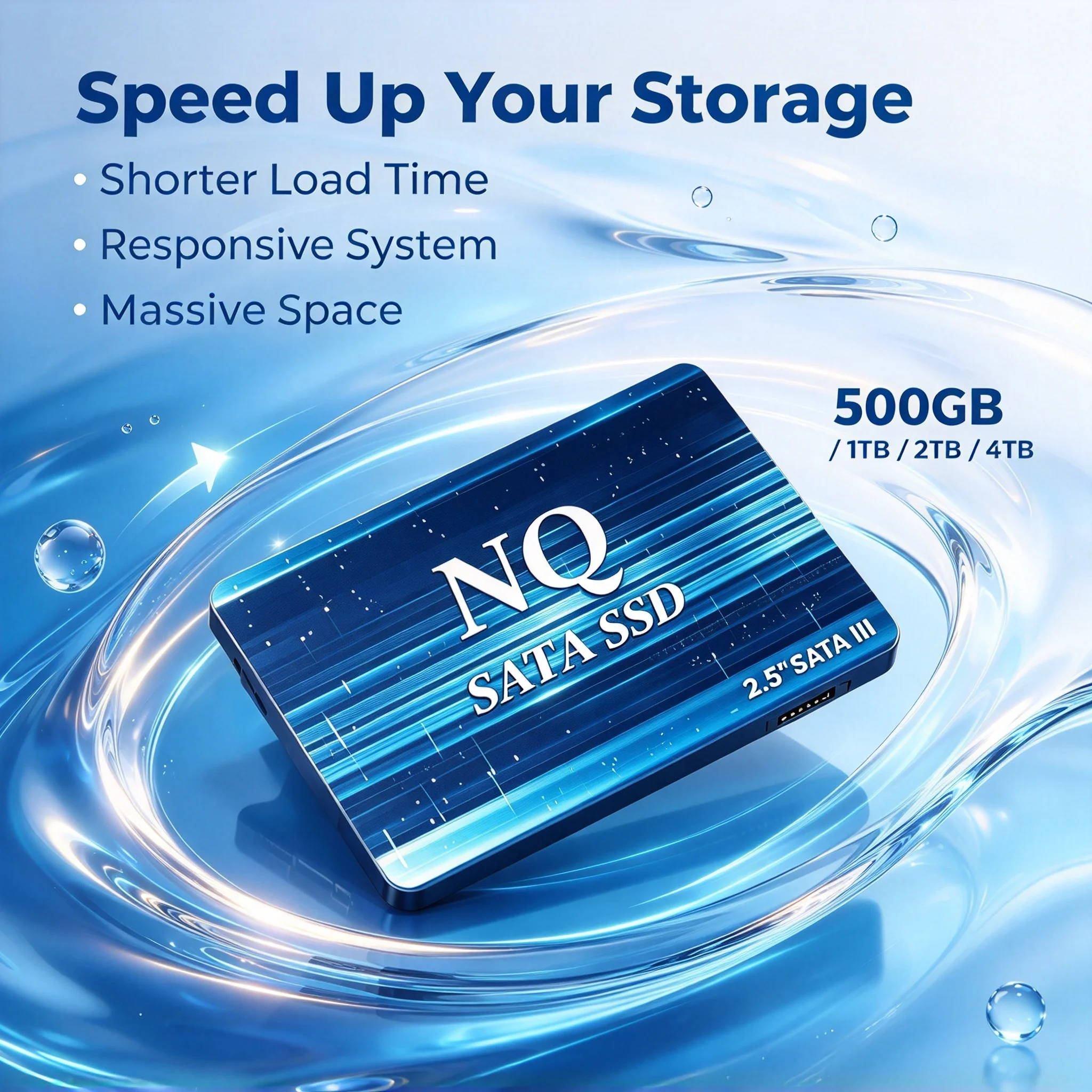 Ssd 500Gb - Unidad de Estado Sólido Interna NQ