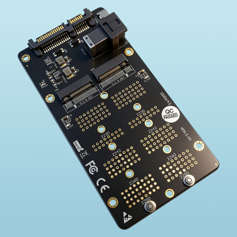 Adaptador 2 en 1 M.2 NVMe SATA - Memory Card Ssd reseña y precio