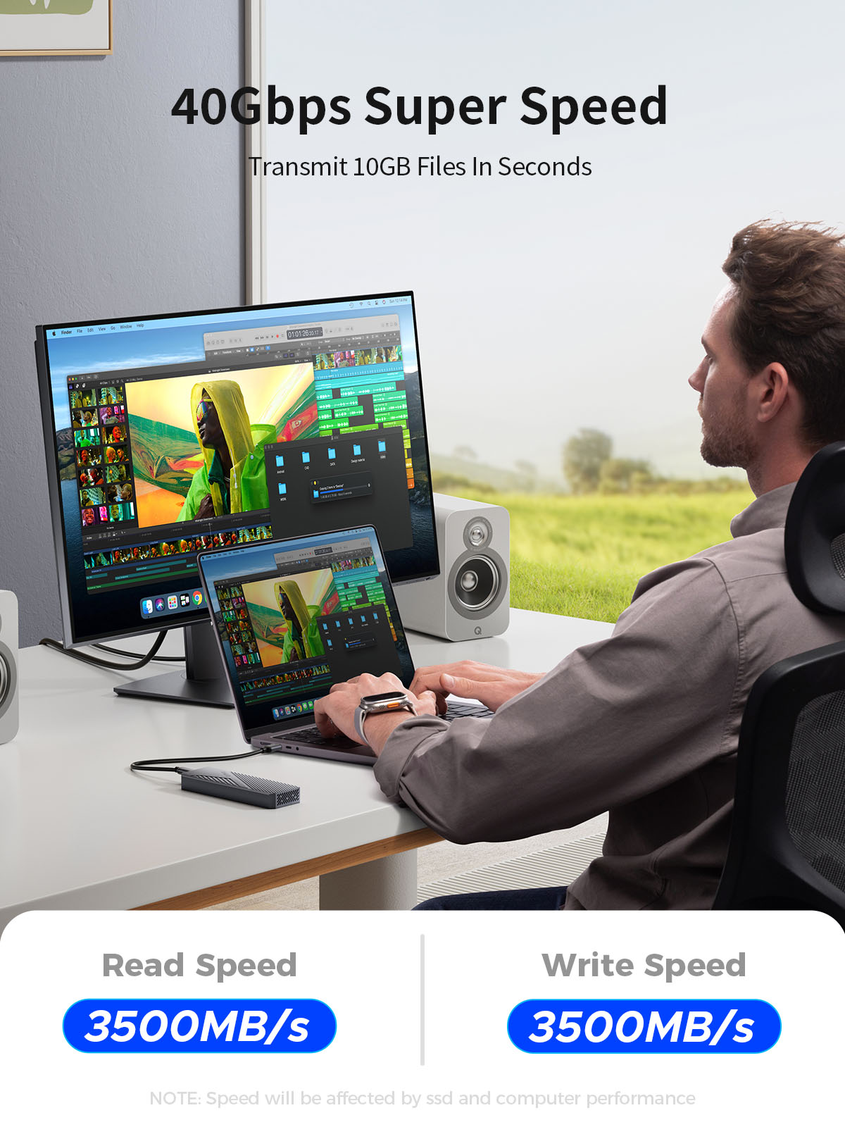 Carcasa de 40Gbps USB4 M.2 NVM - 8Tb M2 Nvme Ssd reseña y precio